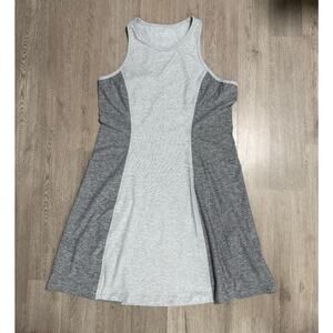 Outdoor Voices Women's Gray Colorblock Fit and Flare Athletic Dress Size XL